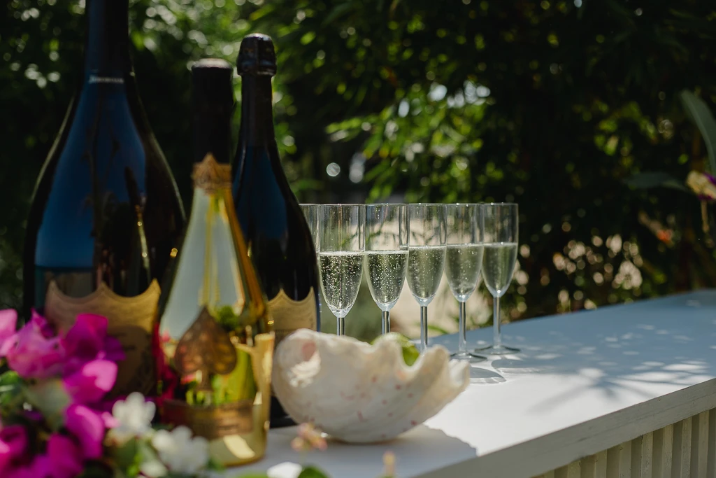 Apalati Elegant Catering in Limassol and Cyprus - celebratory champagne drink